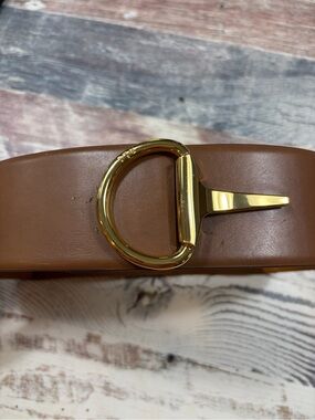 Vintage Elastic Waist Tan Equestrian Belt Size Small NWT
